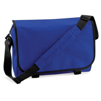 BG21 Messenger Bag bedrucken – Frontansicht in Royalblau