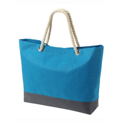 Shopper Bonny Einkaufstasche von Halfar in blau zum Bedrucken als Werbeartikel von taschenprint.de