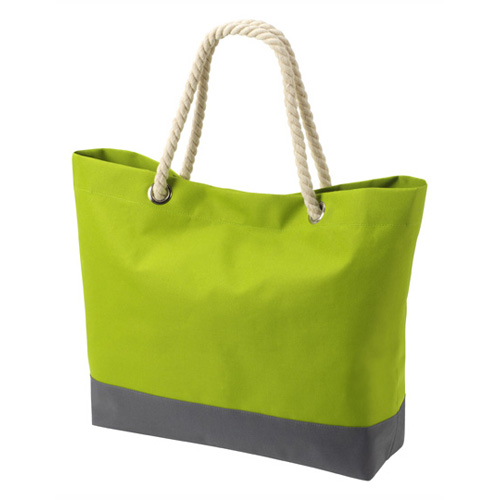 Shopper Bonny Einkaufstasche von Halfar in Grün zum Bedrucken als Werbeartikel von taschenprint.de