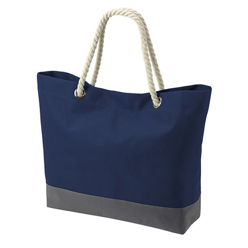 Shopper Bonny Einkaufstasche von Halfar in Navy zum Bedrucken als Werbeartikel von taschenprint.de