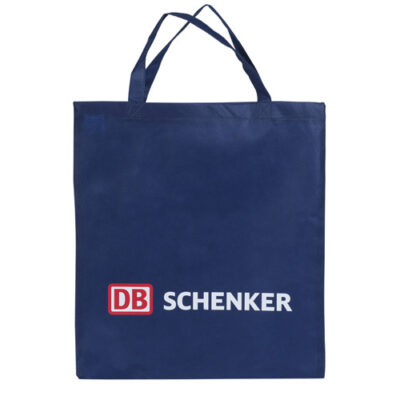 Vliestasche Leno Polypropylen Nonwoven 38x42 cm mit kurzen Henkeln Öko-Tex-zertifiziert in der Farbe deep blue