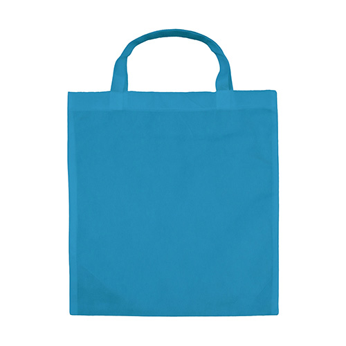 Vliestasche Leno Polypropylen Nonwoven 38x42 cm mit kurzen Henkeln Öko-Tex-zertifiziert in der Farbe light blue