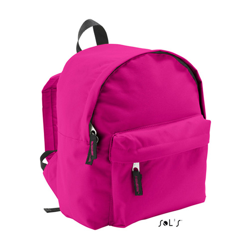 Kids Rucksack Rider bedrucken in Fuchsia, Kinderrucksack aus Polyester als Werbeartikel