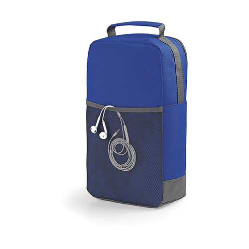 Schuhtasche Sporttasche mit aufklappbarer Athleisure Shoe Bag BG540 bedrucken – Frontansicht in Bright Royal