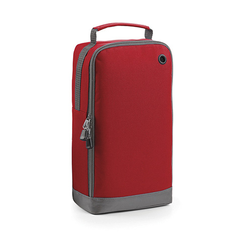 Athleisure Shoe Bag BG540 bedrucken – Frontansicht in Classic Red