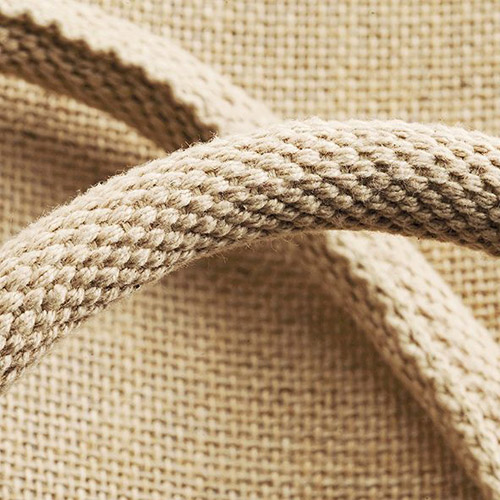 Jutetasche Boutique Shopper von Westford Mill mit langen aberundeten Henkeln Detailansicht
