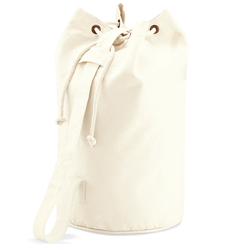 Canvas Rucksack von Quadra im Zweifarbdesign Natural