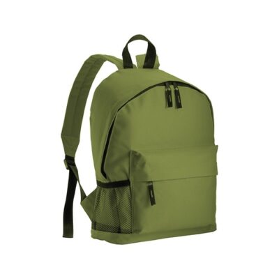 Günstiger Rucksack Mariac bedrucken – Frontansicht in Schlamm