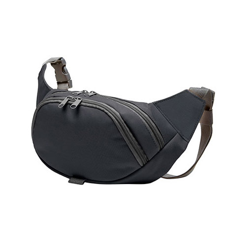Gürteltasche SOLUTION Freizeittasche von Halfar in schwarz als Werbetasche zum Bedrucken bei taschenprint
