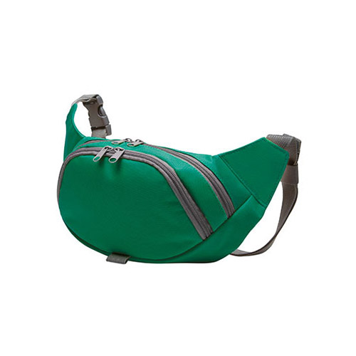 Reisverschlussbauchtasche praktisches robustes Design in der Farbe dunkel Grün