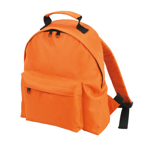 Halfar Kids Backpack Kinderrucksack bedrucken – Frontansicht in Orange