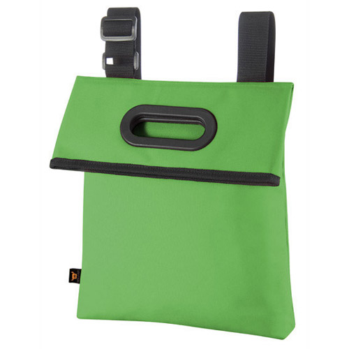 Umhängetasche Event Bag Easy, in der Farbe apple green mit in der Länge verstellbaren Schultergurt, Hauptfach mit Tragegriffen, verschliessbar durch Klettverschluss