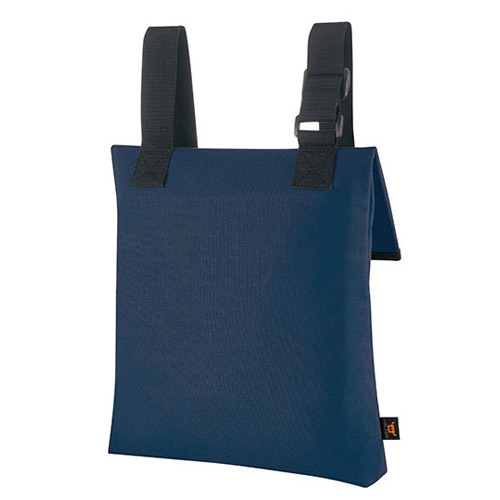 Umhängetasche Event Bag Easy, in der Farbe Navy mit in der Länge verstellbaren Schultergurt, Hauptfach mit Tragegriffen, verschliessbar durch Klettverschluss