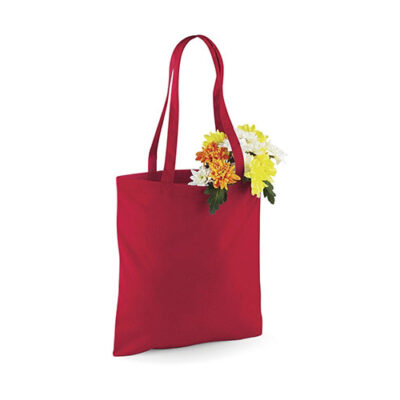 Westford Mill Baumwolltasche W101 lange Henkel – 140 g/m² Baumwolle, 38x42 cm, Henkel 63 cm, über 40 Farben, bedrucken