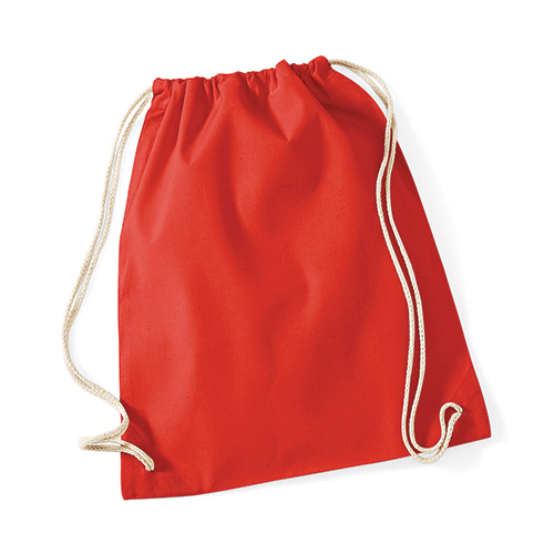 westford mill cotton gymsack Bright Red