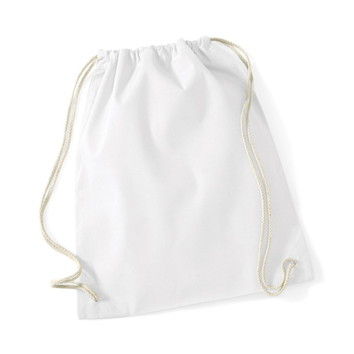 westford mill cotton gymsack White