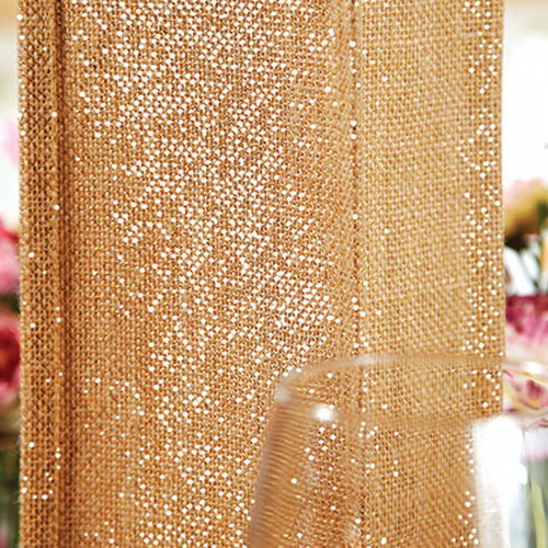 Jutetasche Shimmer Jute Bottle Bag Flaschentasche mit Glanzpartikel im Stoff für den Werbedruck geeignet