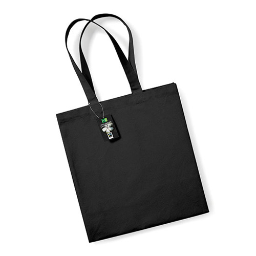 Fairtrade Cotton Classic Shopper aus robuster Baumwollemit Hangtag aus Karton von Westford Mill W623