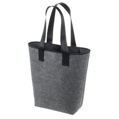 Filztasche Shopper New Classic Halfar Einkaufstasche Einkaufsshopper Werbetasche in der Farbe anthrazit