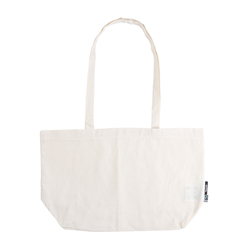 Shopping Bag Nardi Twill with Gusset NE90015 in Natur – 120 g/m² Bio-Baumwoll-Twill, 51x32x14 cm, Fairtrade & EU Ecolabel, 6 Farben, bedruckbar