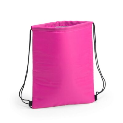 Kühltasche Nipex pink mit schwarzer Kordel