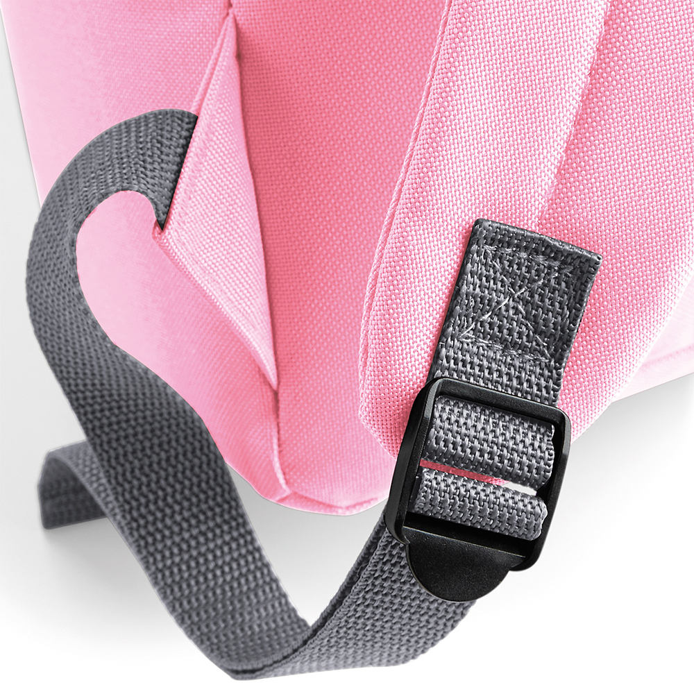 Original Fashion Backpack BG125 bedrucken – Detailansicht Tragegurt in Classic Pink