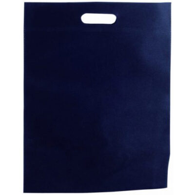 Non-Woven Werbetasche Blaster in schwarz aus PP-Vlies mit dem ausgestanzten Griff und geschweissten Nähten zum Bedrucken bei taschenprint