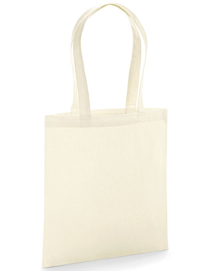 Organic Premium Cotton Bag W261 Westford Mill in Natur – 200 g/m² Bio-Baumwolle, 38x42 cm, lange Henkel 67 cm, ab 2,12 €, bedrucken