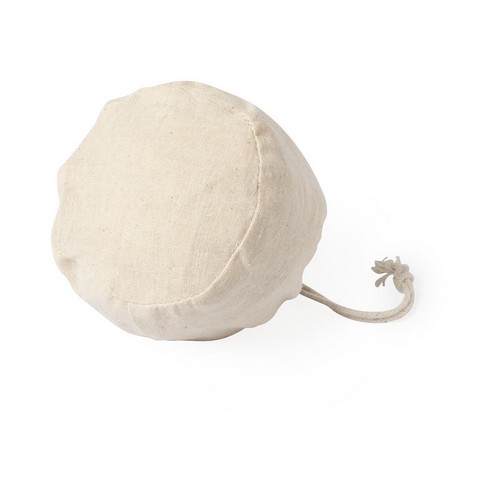 FFaltbare Bio-Baumwolltasche Nepax in Natur – zusammengefaltet, 120 g/m² Bio-Baumwolle, kompakt verstaubar, nachhaltiger Werbeartikel