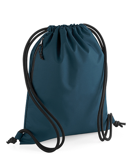 Turnbeutel Albert BG281 recycelter Polyester in Petrol – BagBase, 48x40 cm, Kordelzug, PVC-frei, jetzt bedrucken