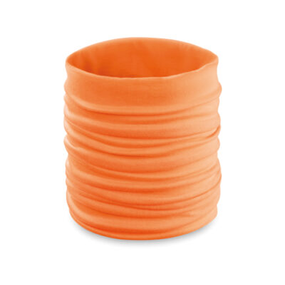 Halstuch Schlauchschal Multifunktionstuch Max Loop 1-farbig orange zum Bedrucken mit Logo bei taschenprint.de