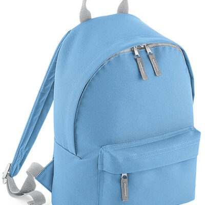 BG125S Mini Fashion Backpack Kinderrucksack bedrucken – Frontansicht in Sky Blue