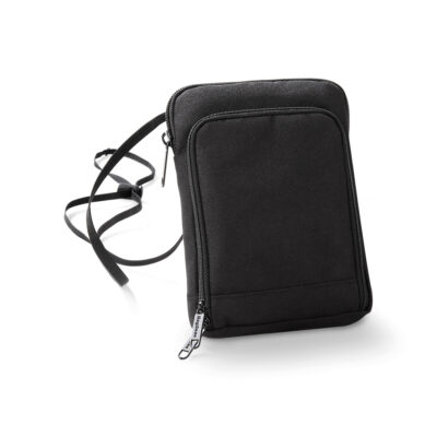 Handytasche Travel Wallet gepolstert in der Farbe Schwarz günstig bedruckt bei taschenprint.de