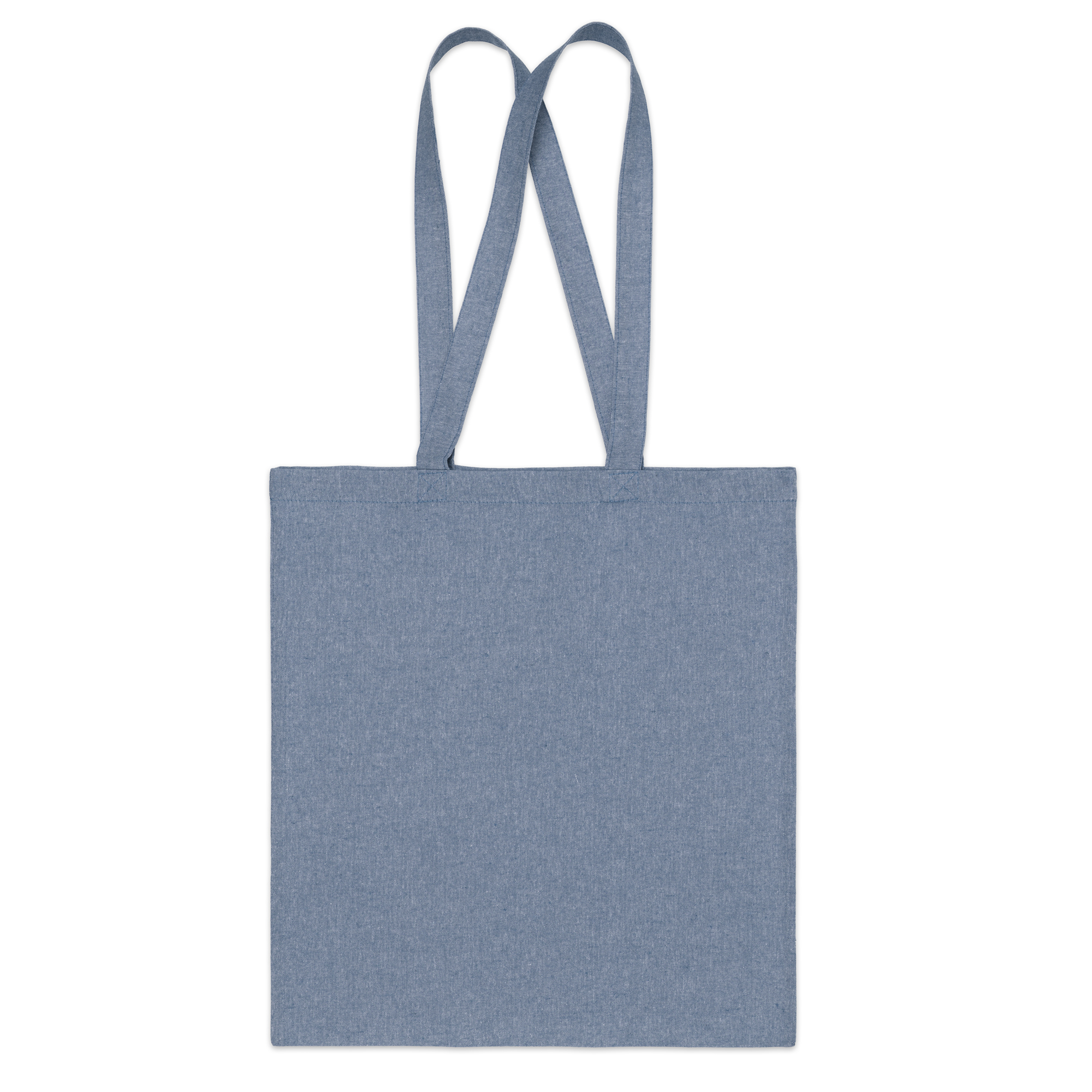 Sale Recycling Baumwolltasche Saola bag4future blau mit langen Henkeln