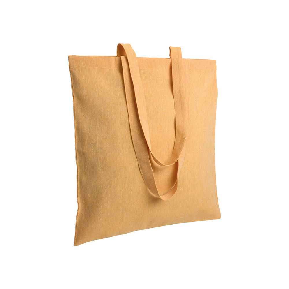 Sale Recycling Baumwolltasche Saola Classic 38x42 cm 150 g/m2 in schräger Ansicht bedrucken bei taschenprint.de