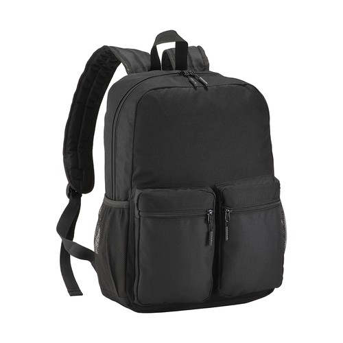 Sport Rucksack Cutro bedrucken – Frontansicht in Schwarz