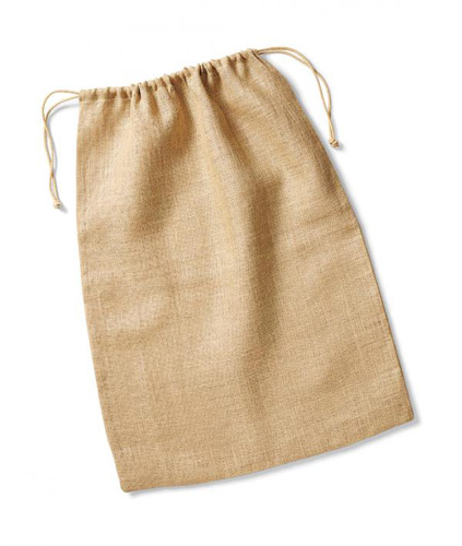 Zuziehbeutel Jute Stuff Bag W415 von Westford Mill bedruckbar bei taschenprint