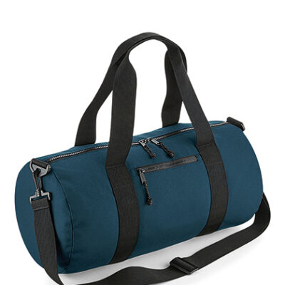 Recycled Barrel Bag BG284 von Bagbase Farbe petrol bedrucken