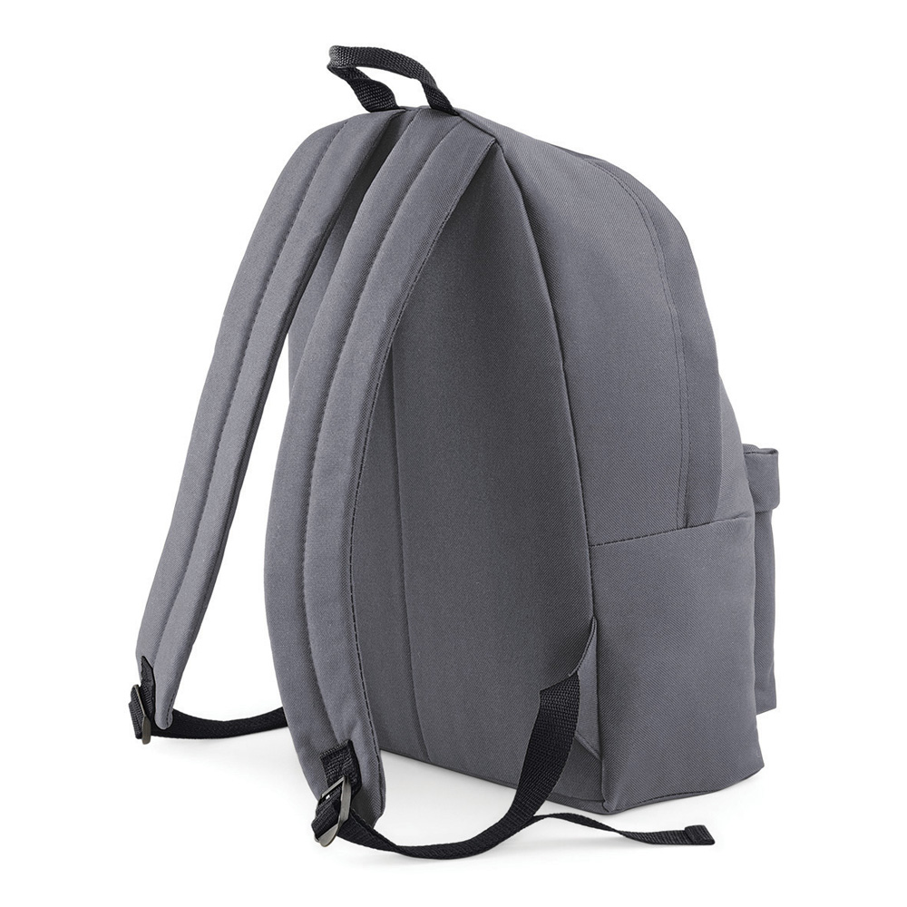 Rucksack Maxi Backpack BG125L bedrucken – Rückansicht mit gepolstertem Rückeneinsatz in Graphit Grey