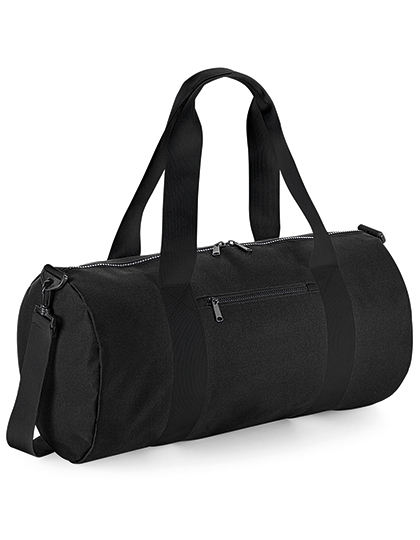 Sporttasche BagBase BG140L bedrucken – Ansicht in Schwarz
