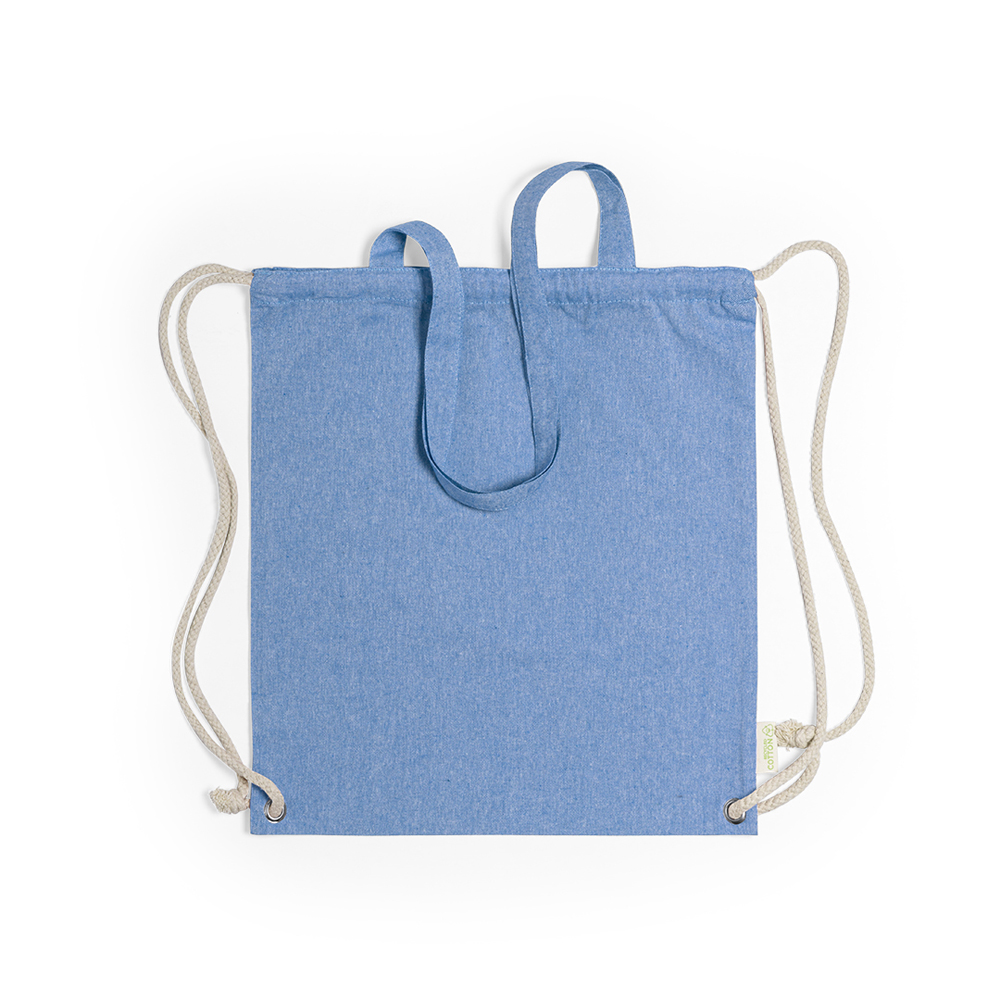 Turnbeutel Fenin recycling Baumwolle 140 g/m² nachhaltig 38x42 cm mit langen Griffen. Ab 1,10 €