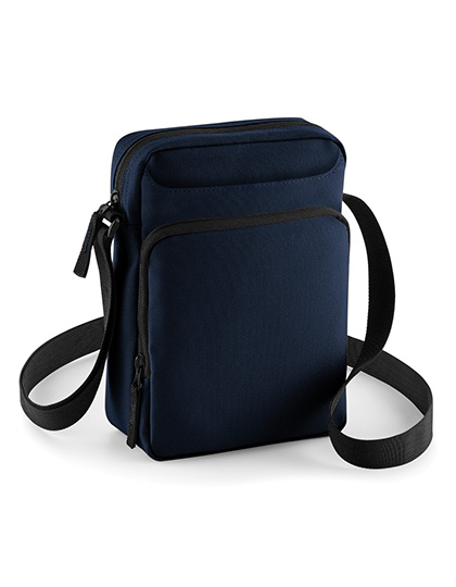 BG30 Cross Body Bag bedrucken – Frontansicht in French Navy