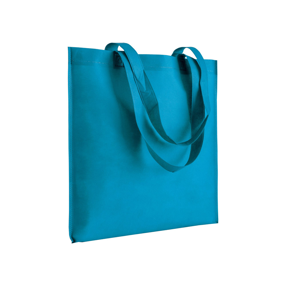 Günstige Vliestasche Pofi Nonwoven in Sky Blue lange Henkel geschweißt 70 g/m² bedrucken bei taschenprint.de
