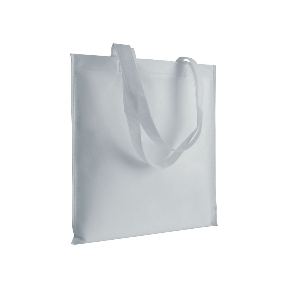 Günstige Vliestasche Pofi Nonwoven Farbe Weiß lange Henkel geschweißt 70 g/m² bei taschenprint.de