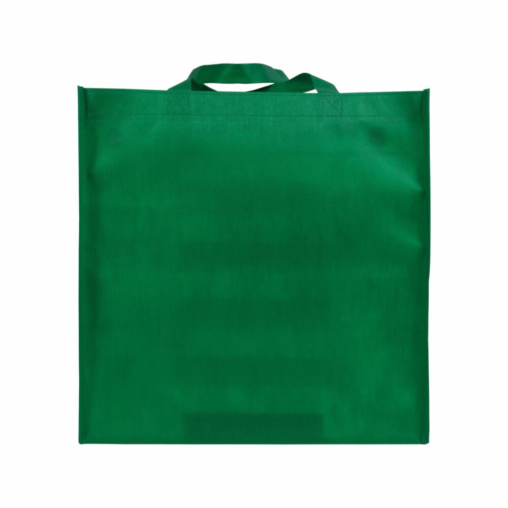 Pizza-Tasche Cori Nonwoven PP-Vlies in Grün – 80 g/m², 36x37x36 cm, verstärkte Henkel 50 cm, Kreuznähte, bedrucken