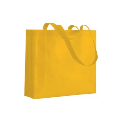 Non-Woven-Shopper-Ortisei gelb lange Henkel geschweisst