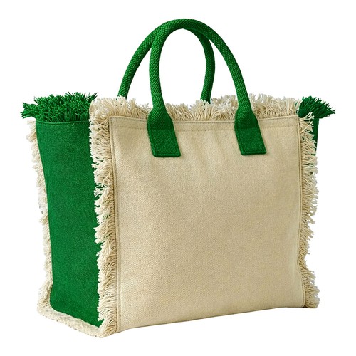 Canvastasche Scalea Strandtasche in Natur – 450 g/m² Baumwoll-Canvas, 41x37x20 cm, Reißverschluss, Innentasche, kurze Henkel 50 cm, bedrucken