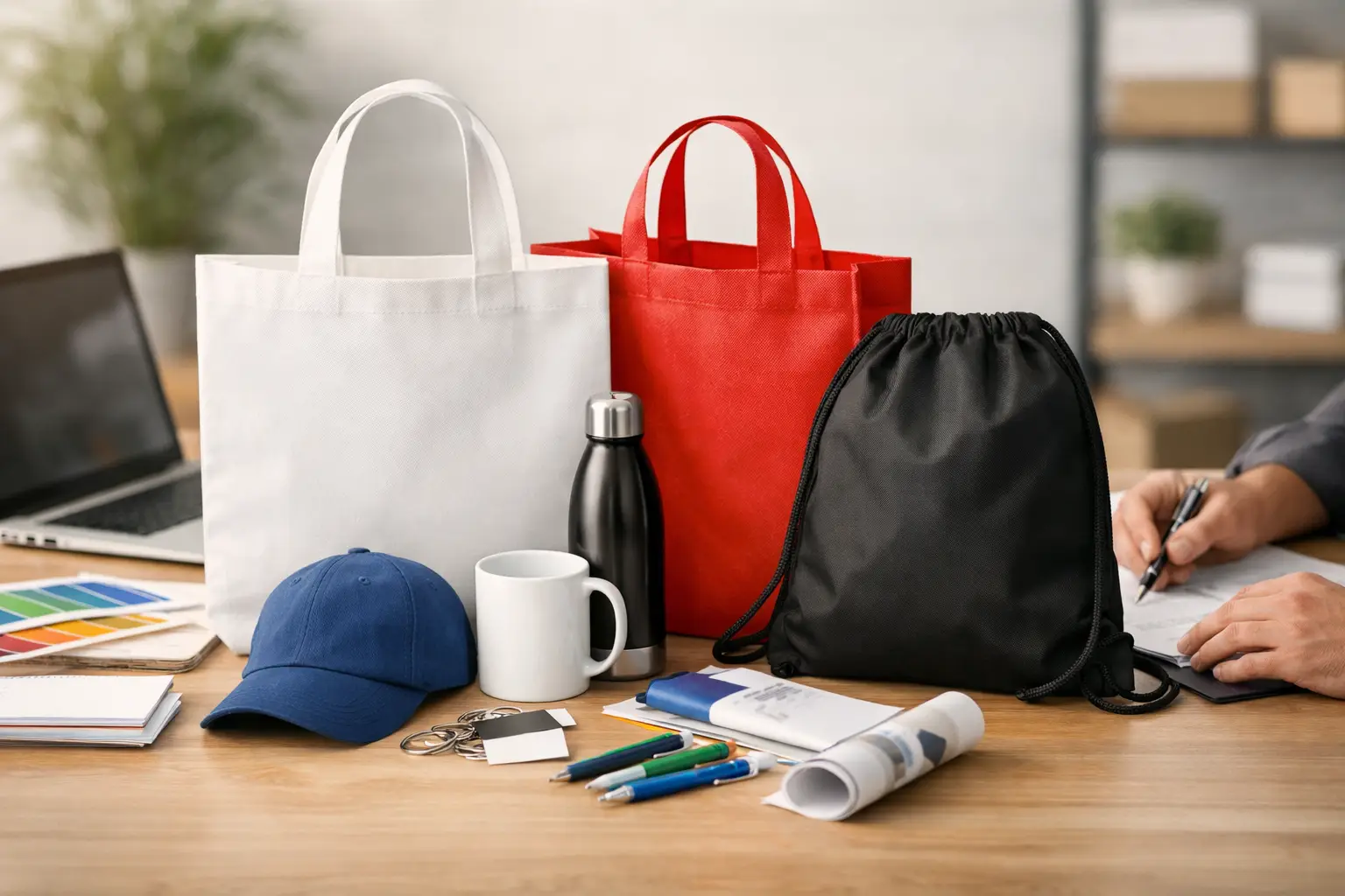 Promotiontaschen für Werbeaktionen planen
