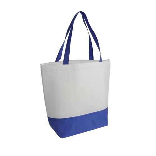 Kühltasche Bolea Isoliertasche bedrucken – Design in Weiß-Blau