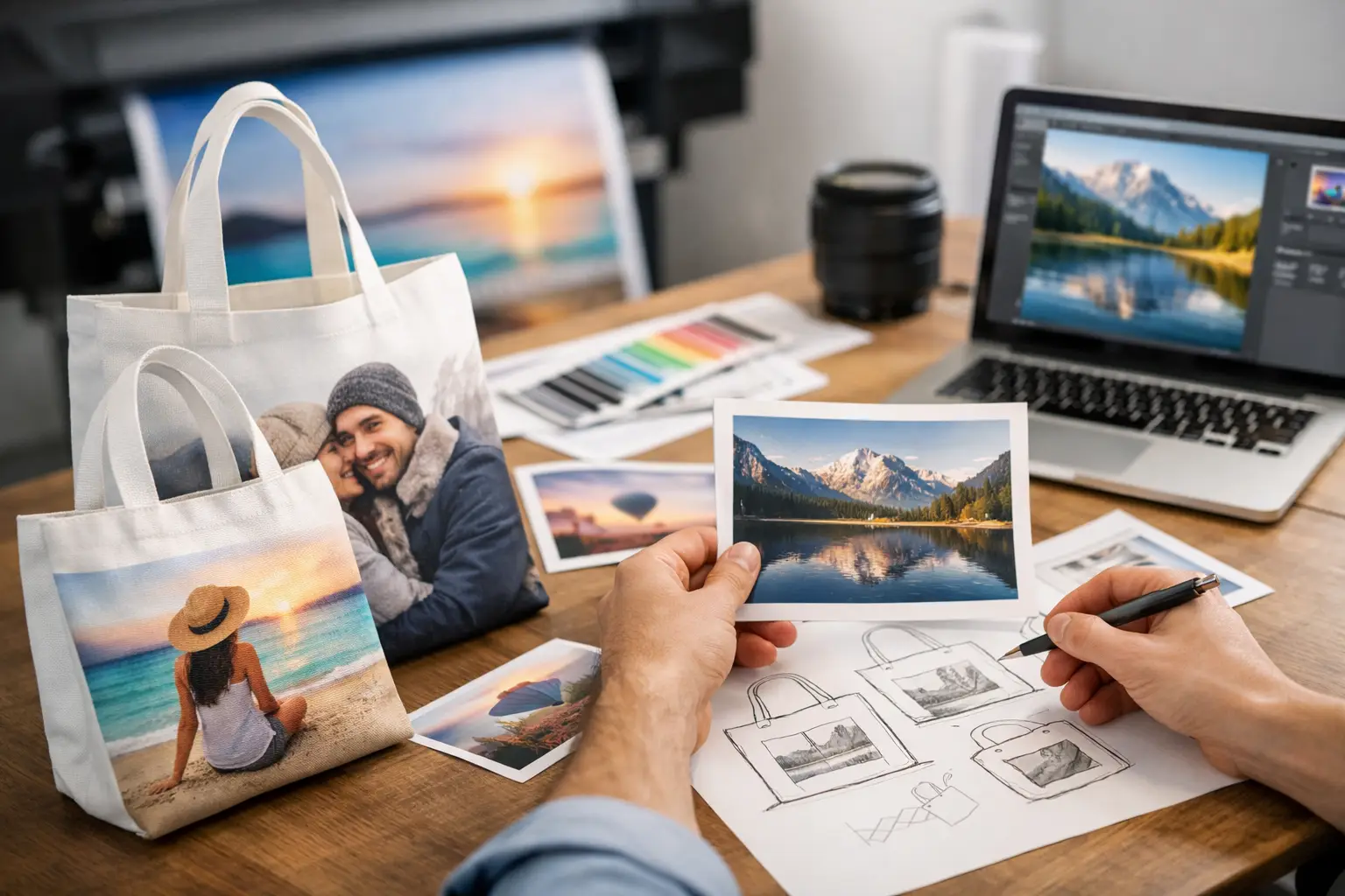 Digitaldruck-Taschen für Fotomotive richtig planen